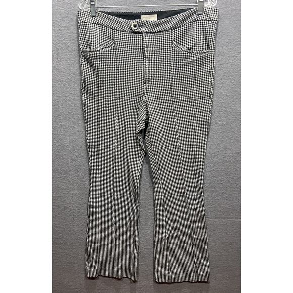 Anthropologie Essential Trouser Houndstooth Business Casual Womens Size 12 - Picture 4 of 16